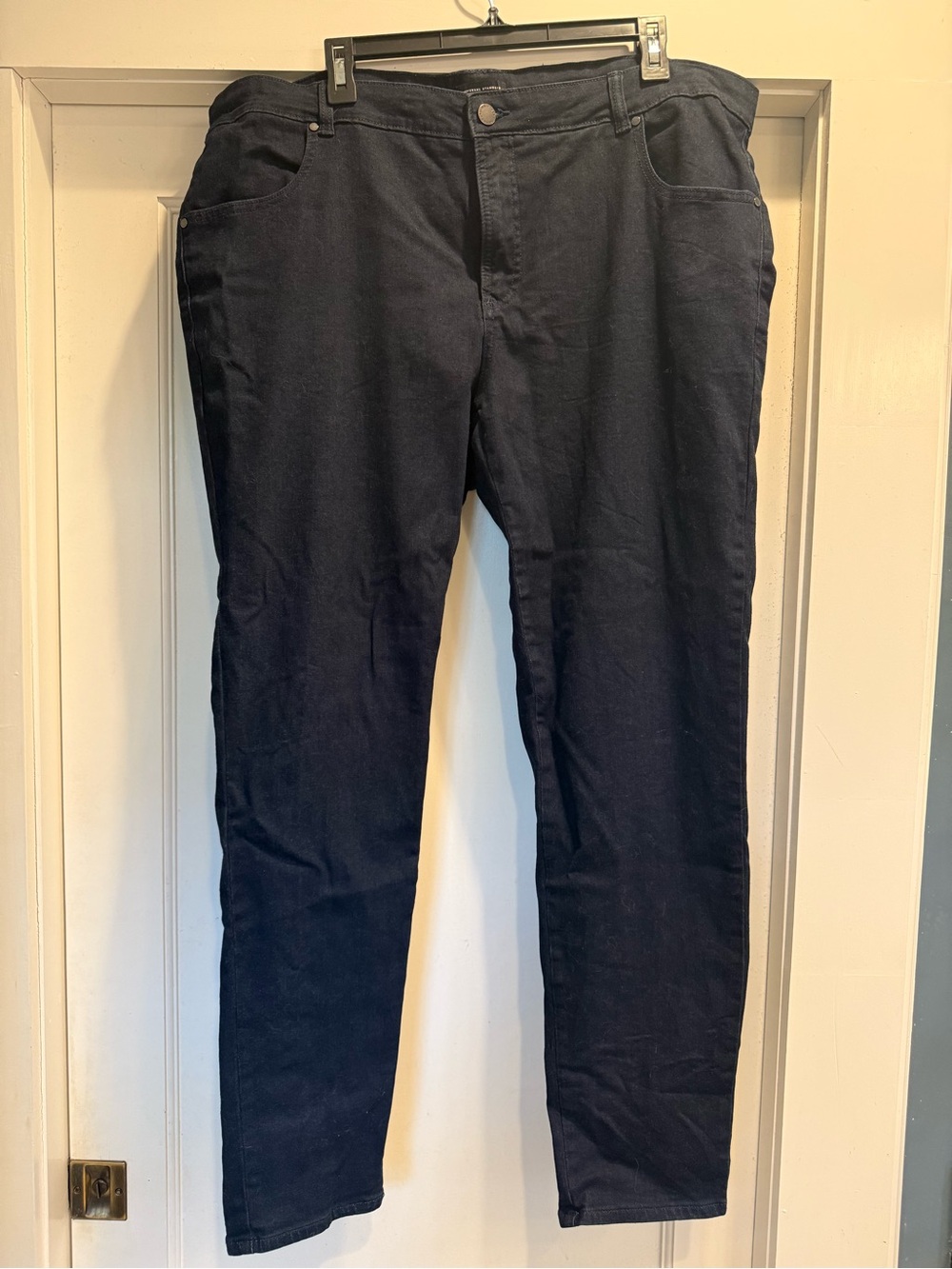 Universal Standard Seine Mid Rise Skinny Jeans - Dark Indigo